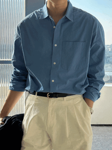 [Premium] LMN 버츠 고밀도 오버핏 셔츠 (8color)